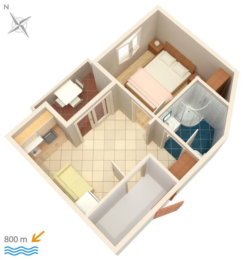 Apartments And Rooms With Parking Space Njivice, Krk - 5458 Zewnętrze zdjęcie