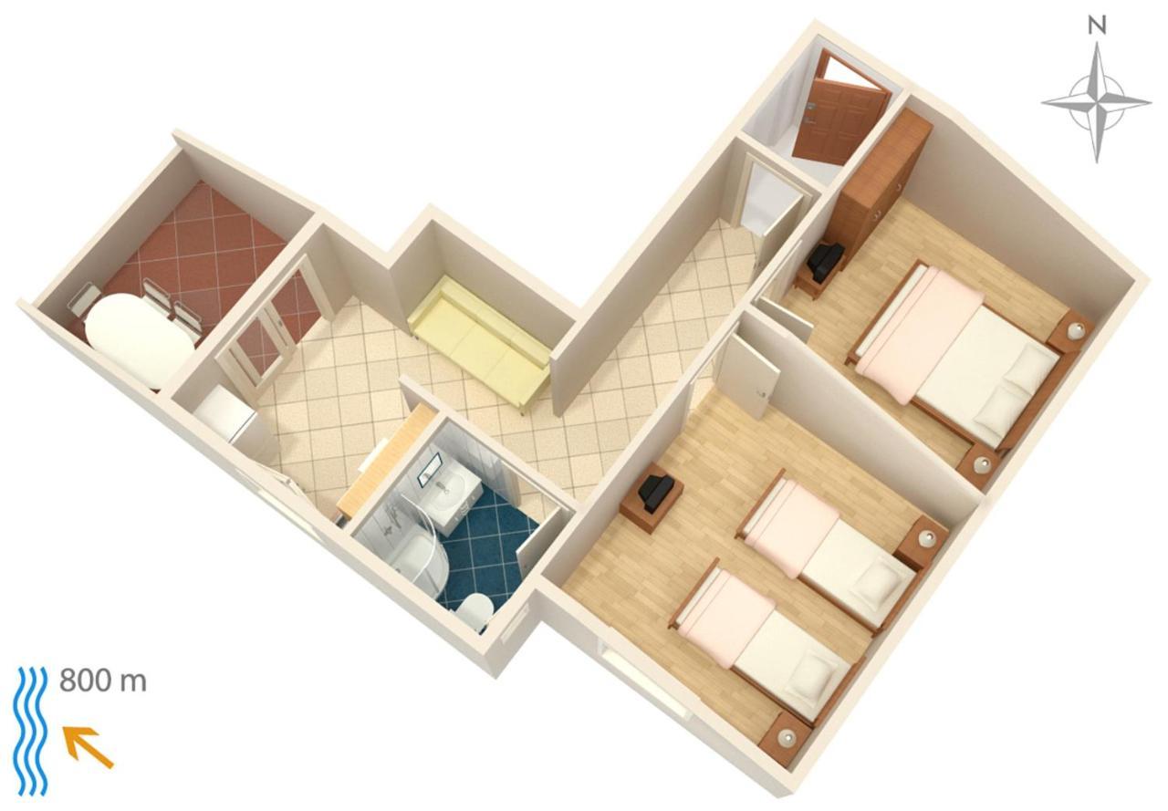 Apartments And Rooms With Parking Space Njivice, Krk - 5458 Zewnętrze zdjęcie